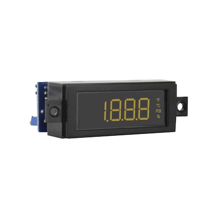 Dwyer Instruments LCD digital panel meter, loop powered 4 to 20 mA, green segments. DPMW-402